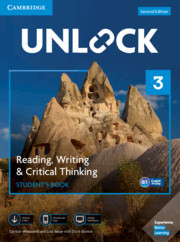 Unlock 3 2ed.Reading/Writing, & Critical Thinking Std Bk,Mob App+Online WB